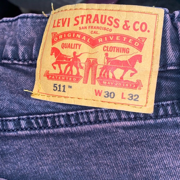 Retro purple Levi’s size 31x 32 - Picture 1 of 5